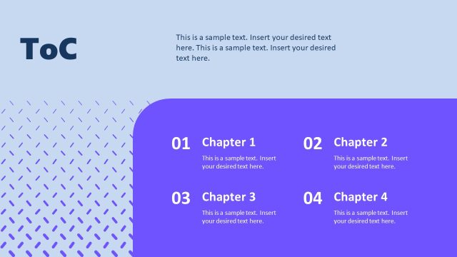 Creative Table of Contents Presentation Slide Template