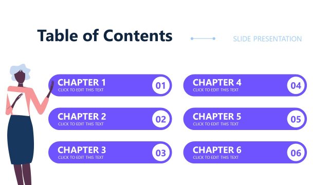 Creative Table of Contents PPT Presentation Template