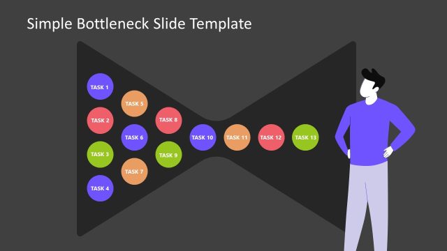 Customizable Simple Bottleneck Slide PPT Template