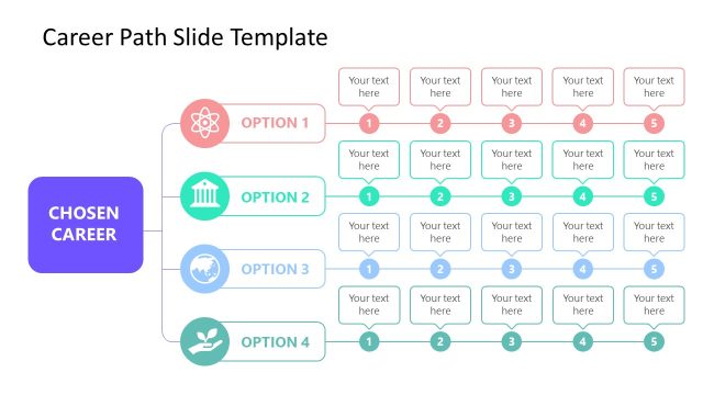 Chosen Career Slide – Career Path Chart Template