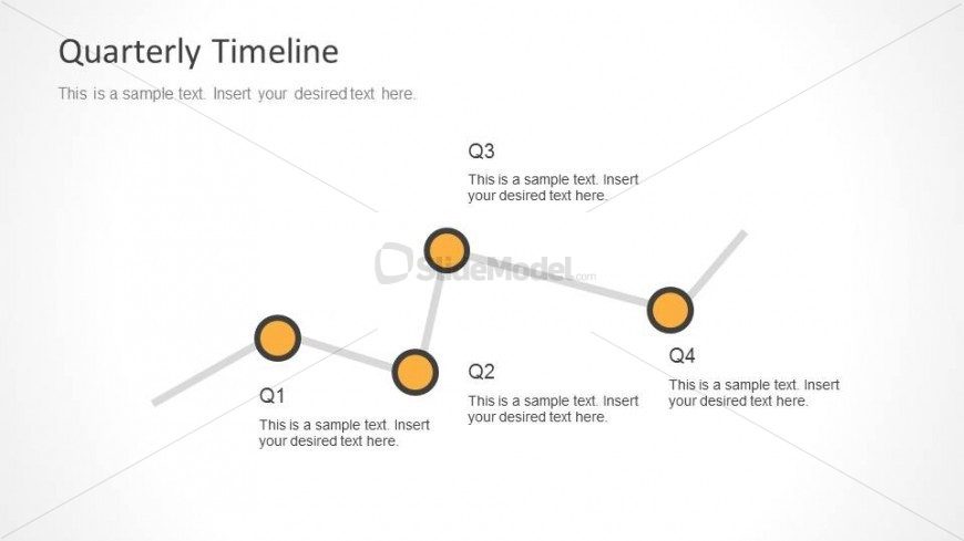 Quarterly Timeline for PowerPoint