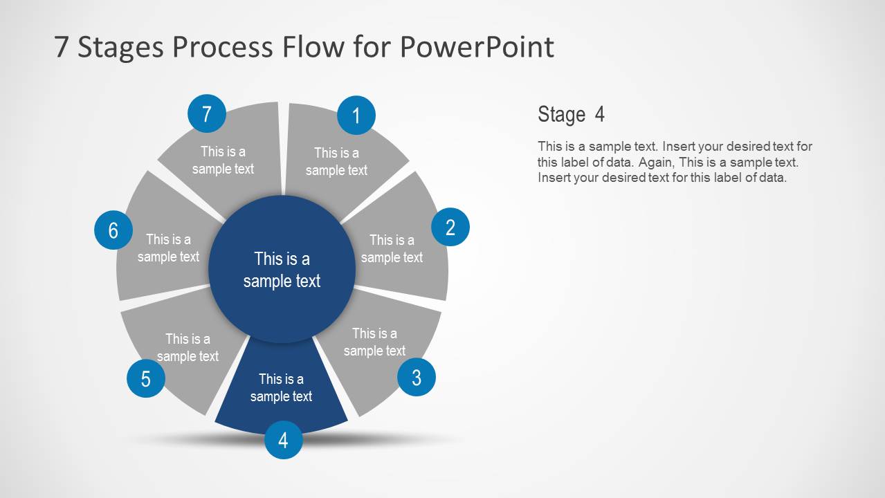 Simple Stages Process Diagram For Powerpoint Slidemodel My Xxx Hot Girl 7171