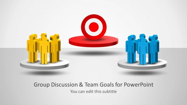Group Discussions & Team Goals Template for PowerPoint
