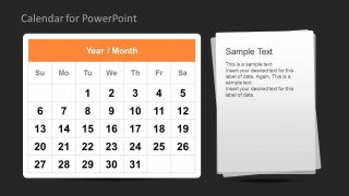 Calendar Template for PowerPoint - SlideModel