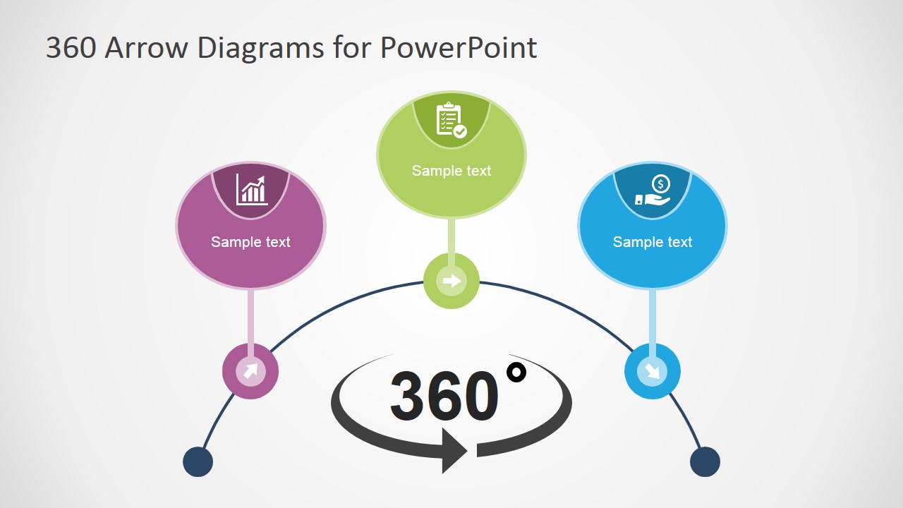PowerPoint Overview Diagram for 360 Concept