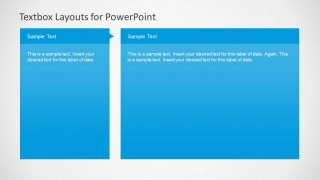 2 Column Text Boxes Slide Design for PowerPoint