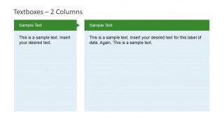 Textbox Slide Design for PowerPoint with 2 Columns