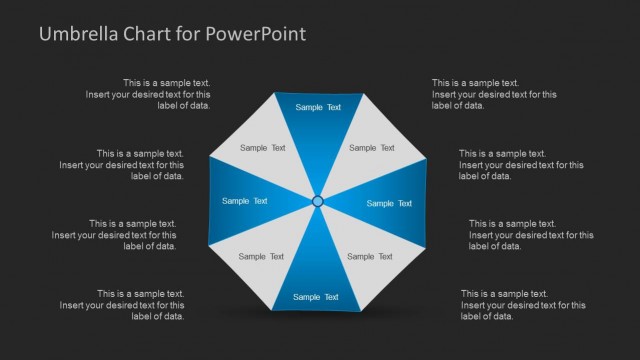 Umbrella Chart Template for PowerPoint