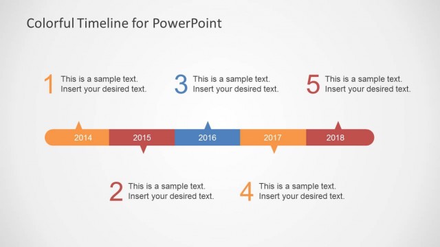 Colorful Timeline Template for PowerPoint
