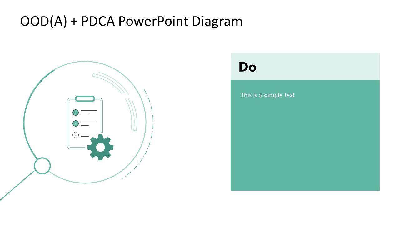 Template Slide for Showing Do Stage of PDCA