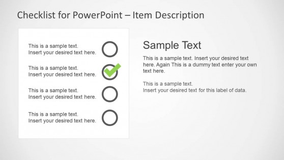 Checklist PowerPoint Slide Design