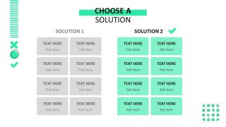 PPT Template for Presenting Comparison