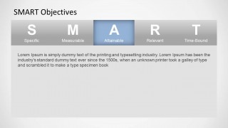 Attainable Slide Design SMART Goals Presentation Template