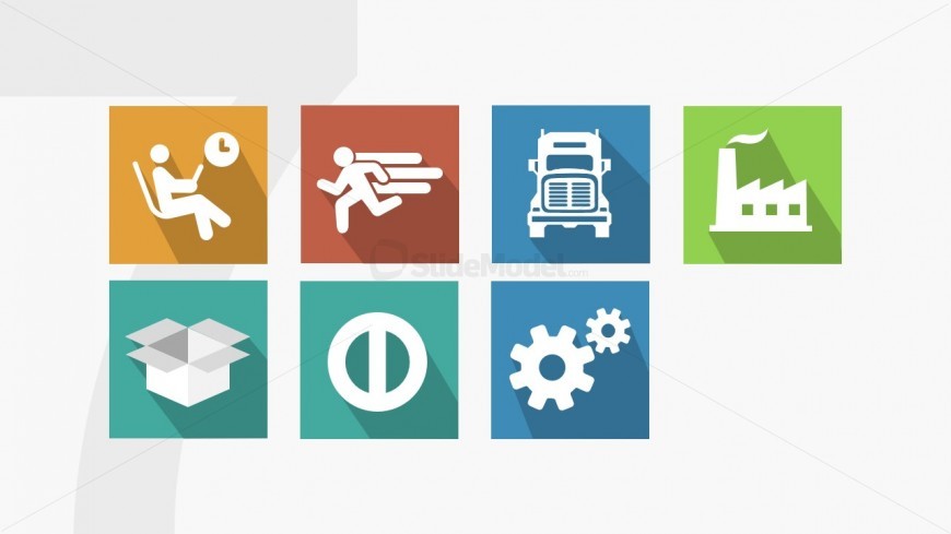 PowerPoint Slide of Toyota Process System Muda Waste Types