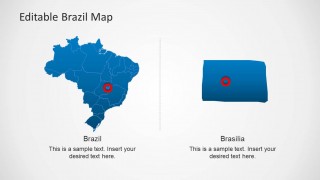 PowerPoint Map of Brazil with State Highlight