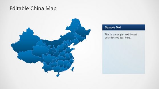 Editable China Map Template for PowerPoint - SlideModel