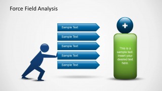 Simple Force Field Analysis Slide Design with Illustration