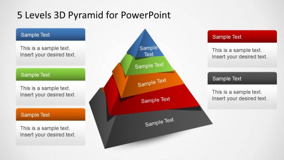 5 Levels 3d Layered Diagram For Powerpoint Slidemodel Images