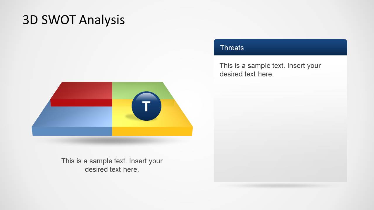 3D SWOT PowerPoint Template - SlideModel