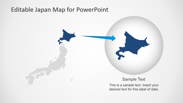 Japan Map with State Highlight