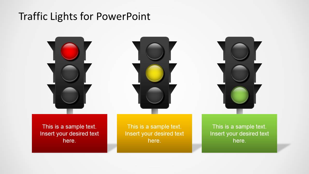 Traffic Lights PowerPoint Template - SlideModel