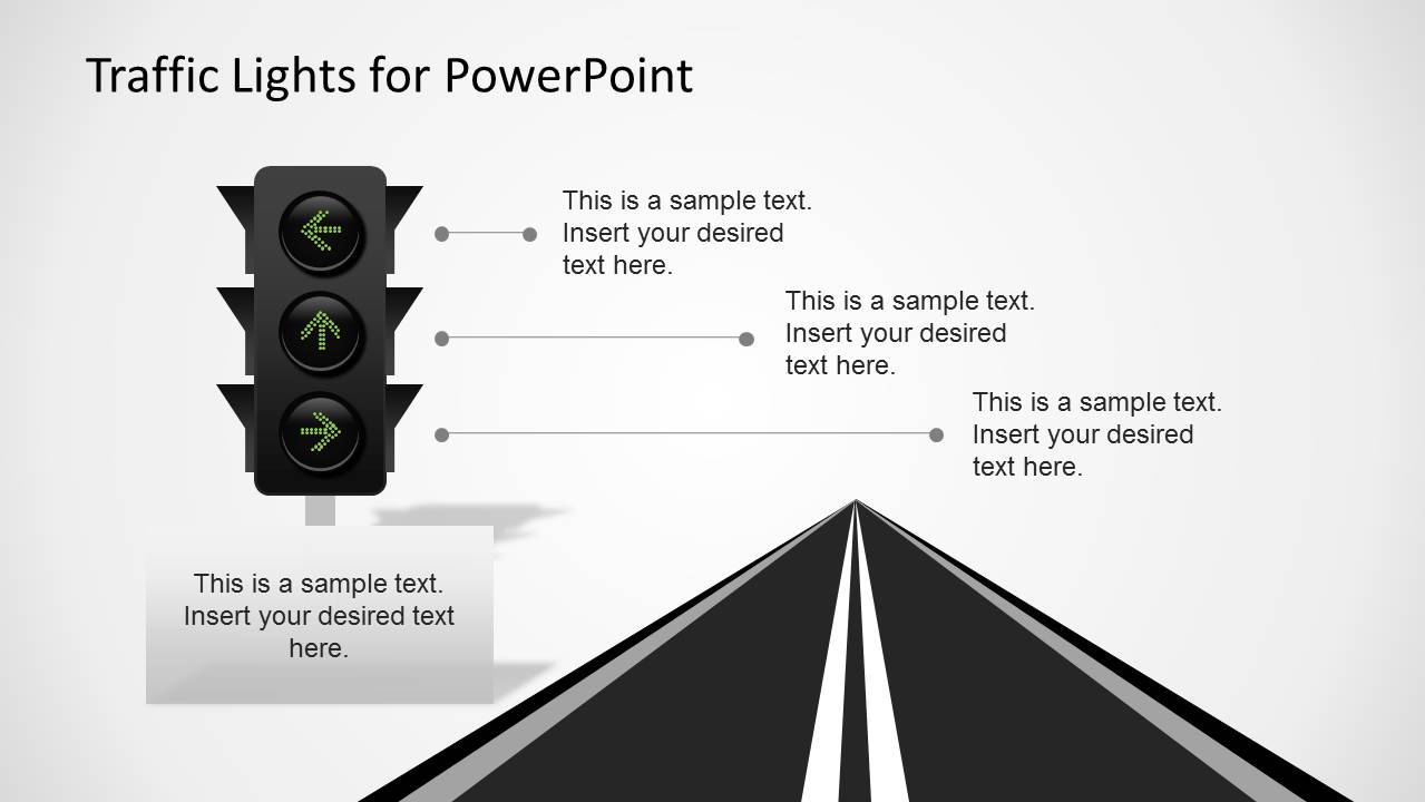 Traffic Lights PowerPoint Template SlideModel