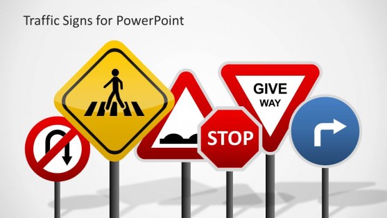 PowerPoint Shapes Featuring Traffic Signs