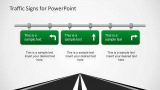 PowerPoint Green Highway Traffic Signs