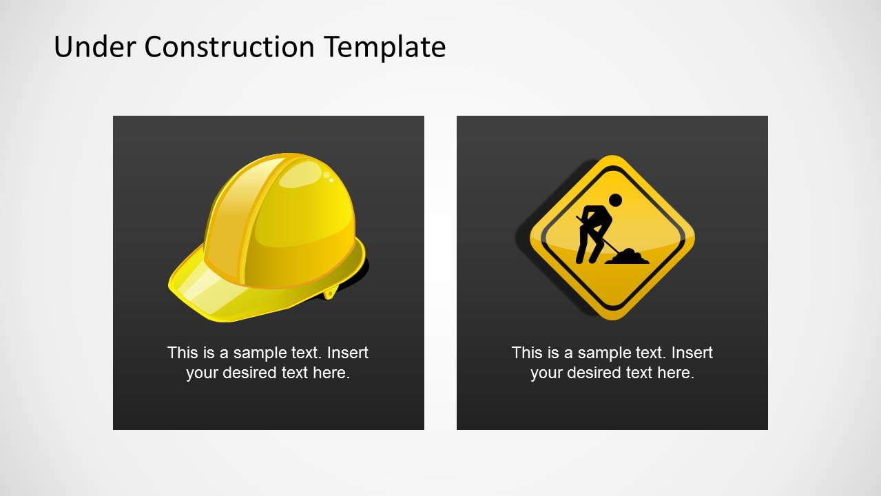 Under Construction PowerPoint Template SlideModel