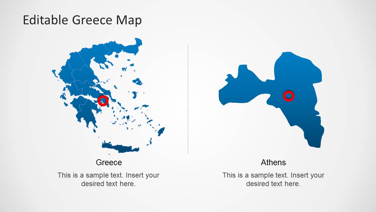 Editable Greece Map Template For PowerPoint SlideModel   6351 01 Greece 7 