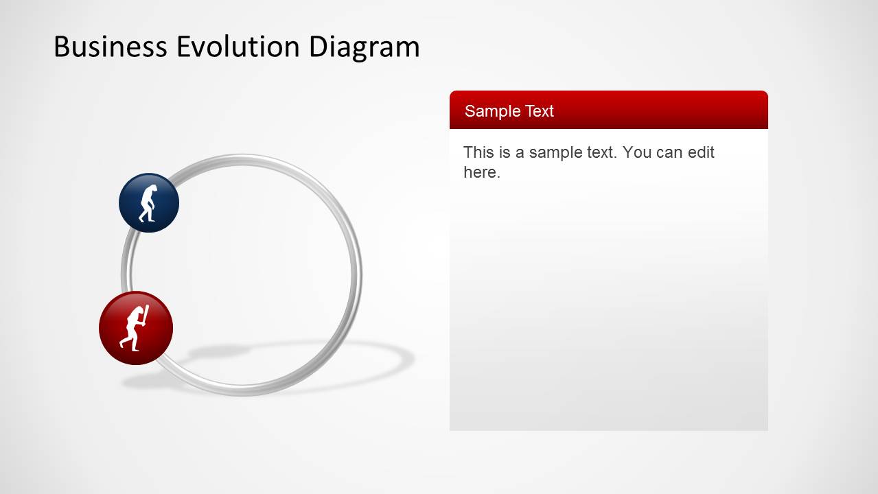 Business Evolution Diagram For PowerPoint - SlideModel