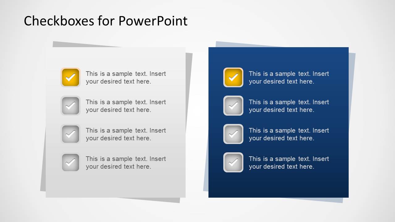 add checkbox to powerpoint
