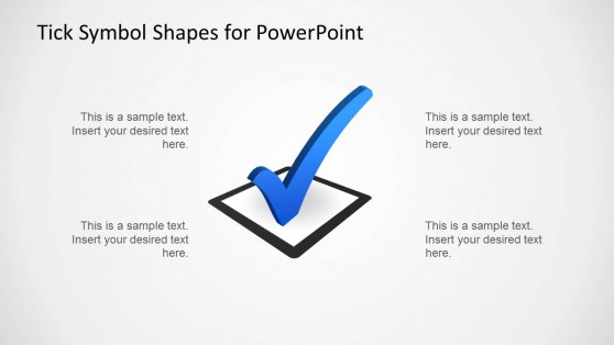 2D & 3D Check Mark Shapes for PowerPoint Presentations
