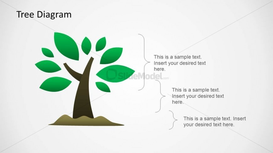 This is a simple representation of a Tree Diagram with brackets and text placeholders.