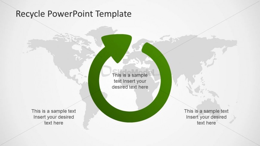 Green Reload Clipart Icon for PowerPoint