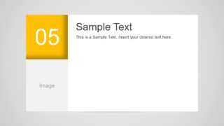 Number 5 Slide Design for PowerPoint