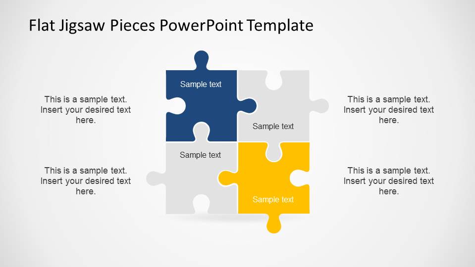 Smartart Puzzle Pieces Powerpoint Template