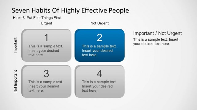 Seven Habits of Highly Effective People – Habit Three Shapes