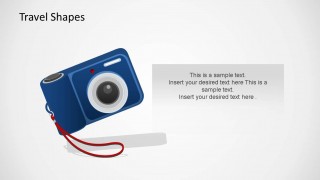 Photo Digital Camera Slide Design for PowerPoint