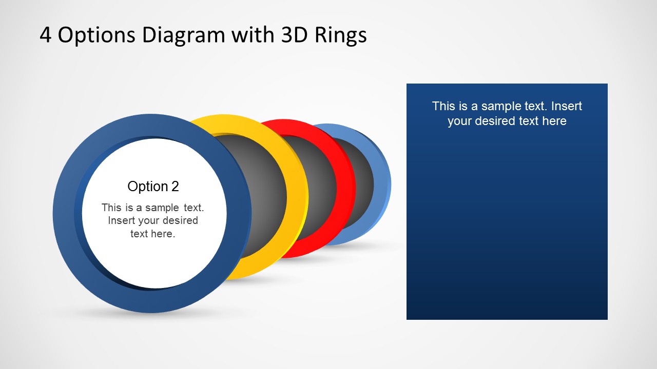 4 Options Ring Template for PowerPoint