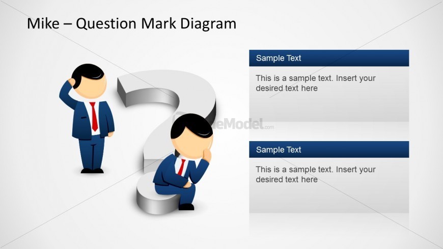 Mike Question Diagram Design for PowerPoint