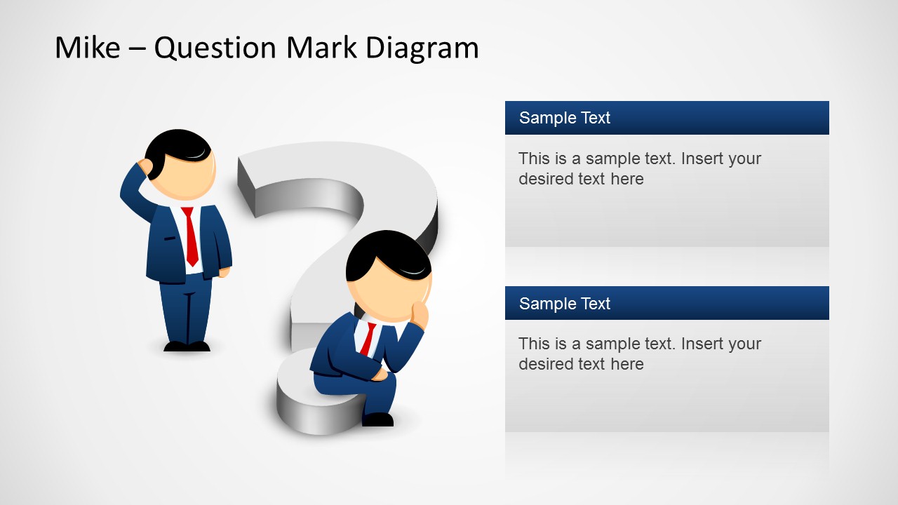 Mike Question Diagram Design for PowerPoint
