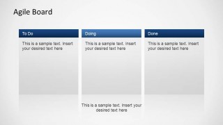 3D Agile Scrum PowerPoint Diagram Board