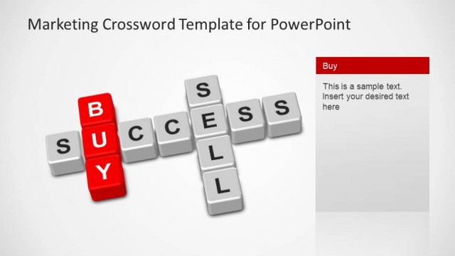 Marketing Crossword PowerPoint Template Buy