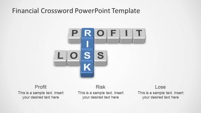 Financial Crossword PowerPoint Template