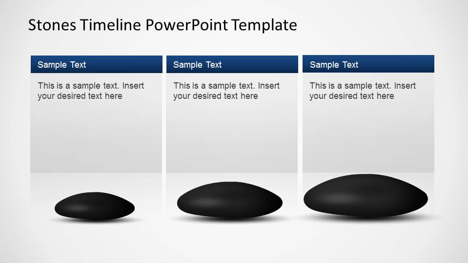 Stones Timeline Powerpoint Template Slidemodel