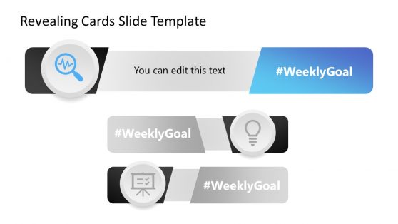 Revealing Cards PowerPoint Template