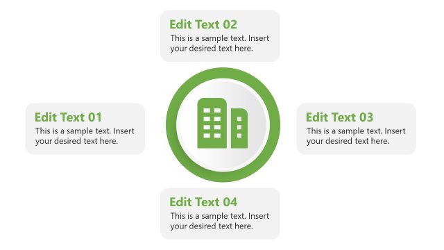 Zoom Animated Slide Template – All Into One Circle Design