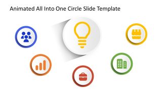 Presentation Animated Template with All Into Circle Design
