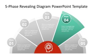 5 Step Revealing Semi-Circle Diagram